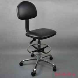 Taburetes ergonómicos del laboratorio de la silla estática anti de cuero de la PU para el sitio limpio
